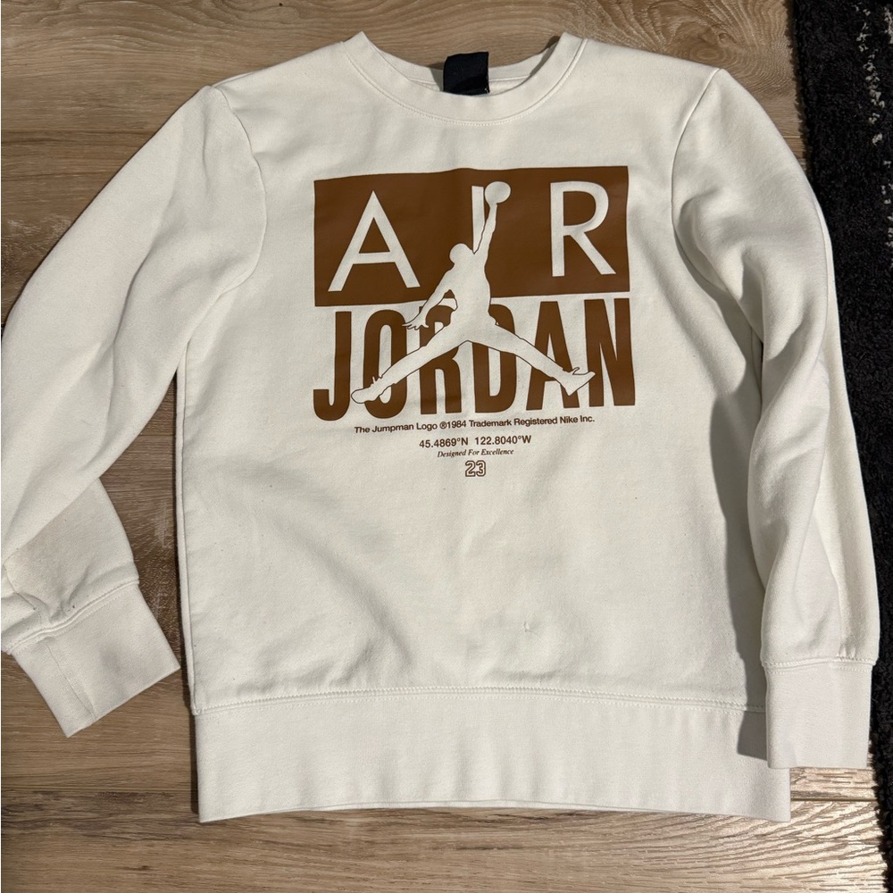Jordan Nike Boys Youth Kids Rare Crewneck Sweater Small 8-10